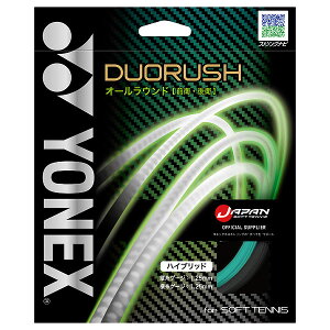 <限定クーポン発行中 10/24 20時〜 お買い物マラソン> <ネコポス発送 送料無料> Yonex(ヨネックス) SGDR 188 ソフトテニス用 ガット ストリング デュオラッシュ ブラック×ブルー 24FW