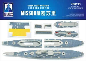 Vbv[h[NX 1/700 AJCR  BB-63 ~Y[ pؐb FOR gyb^[ 06748