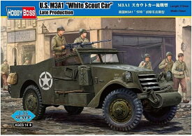 ホビーボス 1/35 アメリカ陸軍 M3A1 スカウトカー 後期型 プラモデル