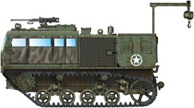 ホビーボス 1/72 アメリカ軍 M4ハイスピード・トラクター (155mm/8インチ/240mm用) プラモデル