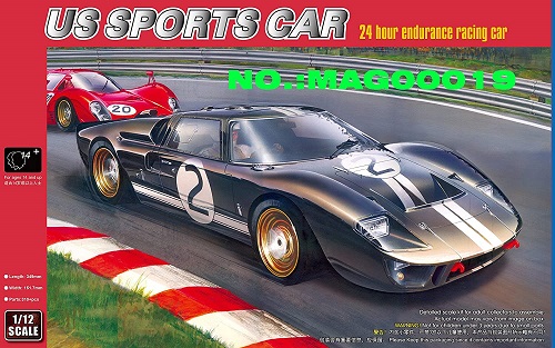 マグニファイア 1 12 フォード 24時間耐久レース 1966年 豪華な GT40 低廉 プラモデル