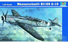 トランペッター 1/24 メッサーシュミット Bf109 G-10 プラモデル
