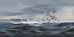 トランペッター 1/350 ドイツ海軍 戦艦 ビスマルク プラモデル