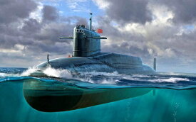 トランペッター 1/144 中国海軍 092型潜水艦 プラモデル