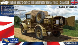 ゲッコーモデル 1/35 イギリス軍 ベッドフォード MWC 15-cwt 4x2 200ガロン給水車トラック 後期型 プラモデル