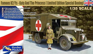 ゲッコーモデル 1/35 第二次世界大戦 イギリス軍 K2/Y 軍用救急車 ウェル・ノウン・ケイティ 限定特装版 プラモデル GEC35GM0070