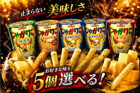 選べる5個セット! カルビー人気スナック「じゃがりこ」/カルビー じゃがりこ 4種セット サラダ たらこバター じゃがバター チーズ 食べ比べ 詰め合わせ お菓子 スナック菓子 人気 まとめ買い