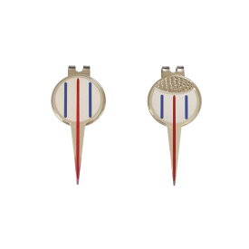 ゴルフマーカー ワンパッター 30mm 3本線入 カラー 円形 欠円形 マグネットベース付 ハートティー5本 パター用シール付 ワンパット 練習効果抜群 ターゲットライン倍増でカップイン率向上