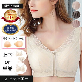 ショーツセット看護師監修 ランキング1位 高評価4.51/469件【 乳がん ブラジャー 前ジッパー 】前開き ブラ 乳がん 乳癌 全摘 用 ブラジャー 全 摘 ノンワイヤー 前開きブラジャー 送料無料 ノンワイヤー 手術後 下着 術後 前あきブラジャー 乳がん ブラ 補正下着 (nb003)