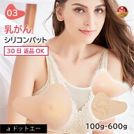 看護師監修 ランキング1位 高評価4.46/271件 【大きさ9種左右別】【乳がんパット+専用カバー】 シリコン …