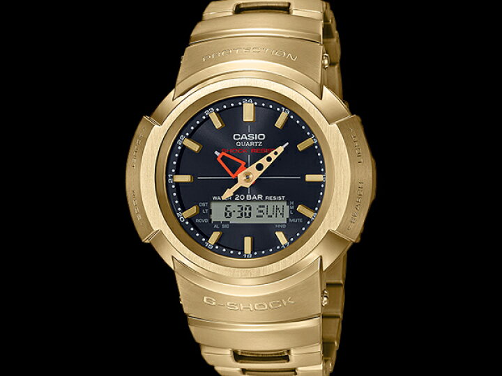 楽天市場】カシオ CASIO Gショック G-SHOCK アナデジ AWM-500GD-9A 