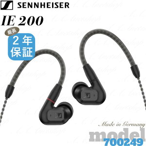 y12:00̒mōŒZ zSENNHEISER [nCU[ Cz IE 200 Cz L ubN _Ci~bN Ji^ I[fBIt@C TrueResponsegXf[T[ u[hP