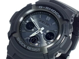 カシオ CASIO Gショック G-SHOCK 海外モデル 電波 ソーラー アナデジ 腕時計 AWG-M100B-1A ブラック ラバーベルト