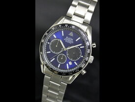 【国内正規品】エルジン ELGIN 腕時計 クロノグラフ メンズ FK1401S-BL 100m防水 ブルー