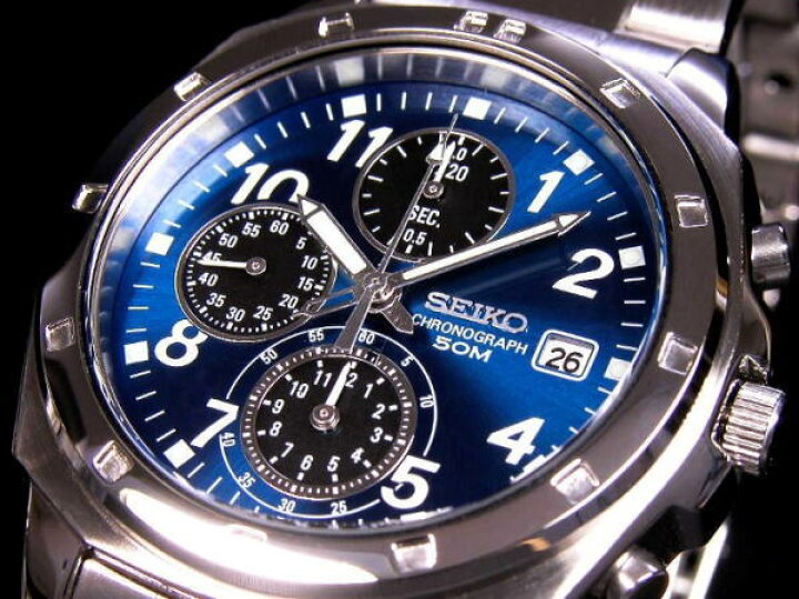 楽天市場】【正規品】セイコー SEIKO 逆輸入 クロノグラフ メンズ 