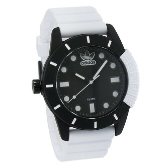 阿迪达斯adidas大明星superstar石英人手表adh3132黑色/白