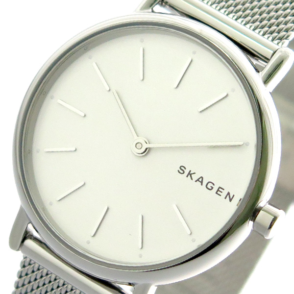 SKAGEN スカーゲン 時計 腕時計 ウォッチ  スカーゲン SKAGEN 腕時計 レディース SKW2692 シグネチャー SIGNATUR クォーツ ホワイト シルバー