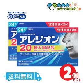 【第2類医薬品】アレジオン20(24錠)|送料無料|2個セット｜セルフメディケーション税制対象