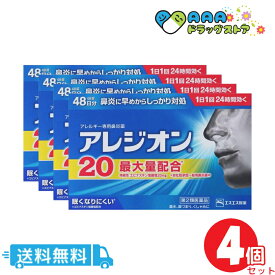 【第2類医薬品】アレジオン20(48錠)|送料無料|セルフメディケーション税制対象 4個セット