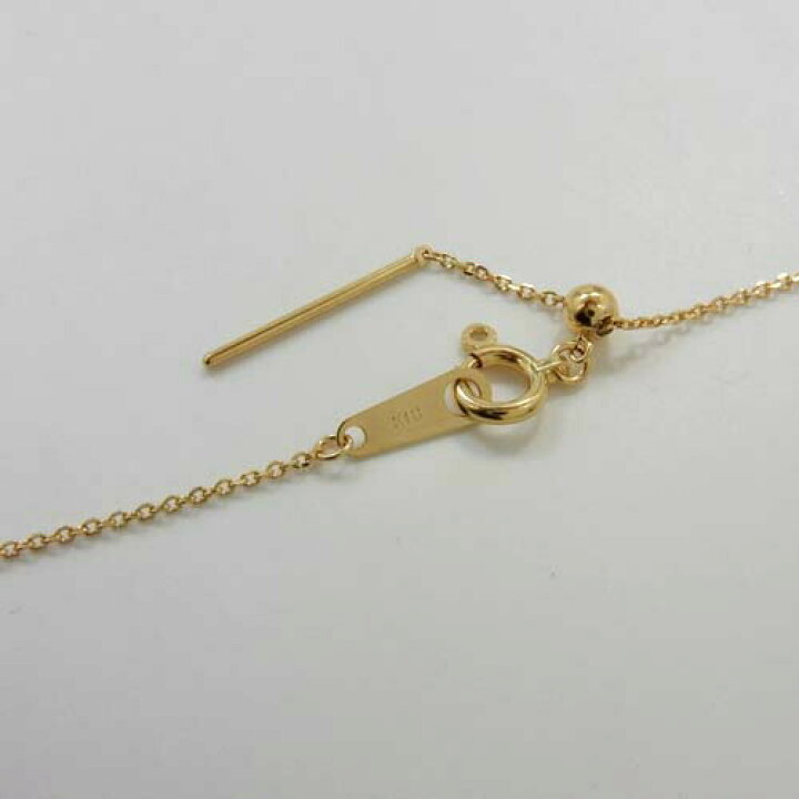 楽天市場】18金ゴールド スライドピン 小豆チェーン ネックレス長さ60  