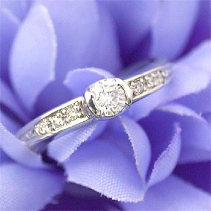 楽天市場】ダイヤモンド リング プラチナ 0.25ct (Pt900 ダイヤ 0.25 
