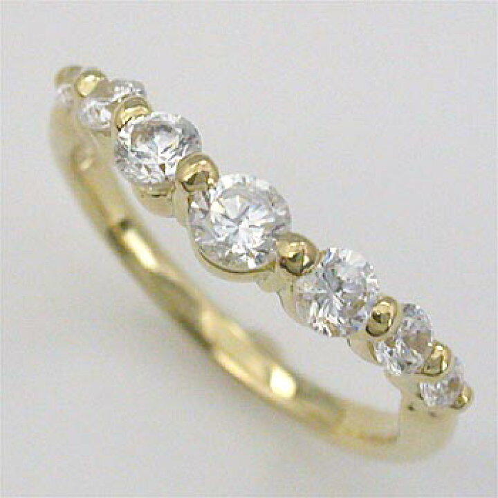 楽天市場】18金 ダイヤモンドリング 0．7カラットK18天然ダイヤ0.7ct 