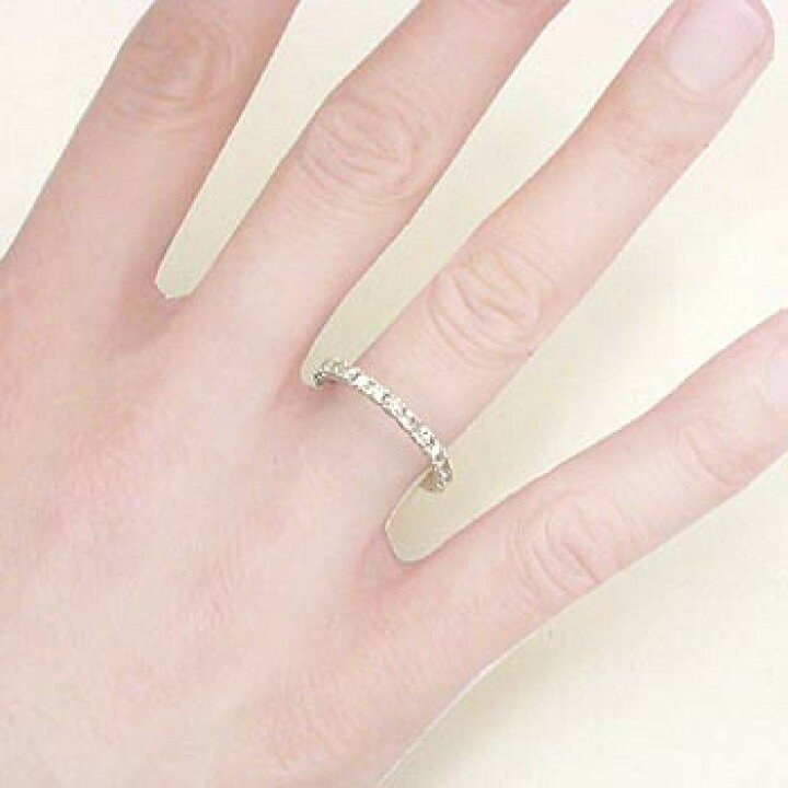 楽天市場】ダイヤモンド リング 0.7ct フルエタニティ 18金 18金 