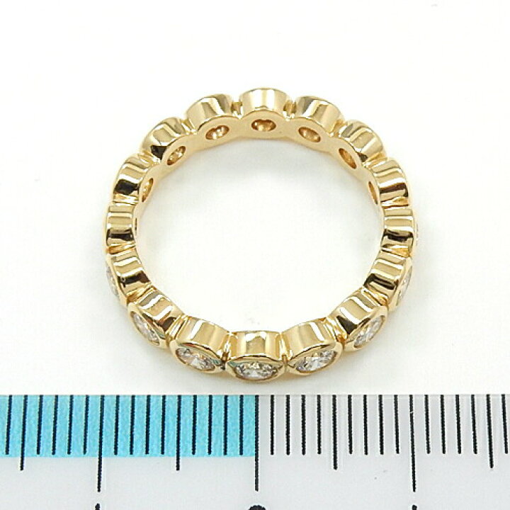 楽天市場】フルエタニティリング 1.5ct フセコミ フルエタニティ18金 
