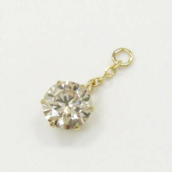 楽天市場】0.35カラットライトブラウンダイヤモンド6本爪K18天然 