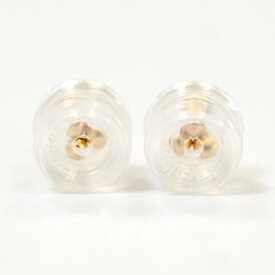 安心　ピアスキャッチ　Kachitto(カチット) キャッチ　18金ゴールド　18金ピンクゴールド