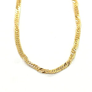 �ŒZ���� �N�[�|���ő劄�� 18���@�l�b�N���X �@K18�S�[���h 10g�@�X�N�����[ �`�F�[������50cm K18 ���f�B�[�X �����Y