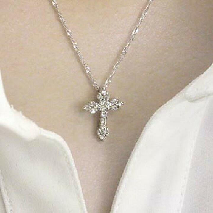 楽天市場】ダイヤクロス 0.3ct K18WG 天然ダイヤ スーパー 