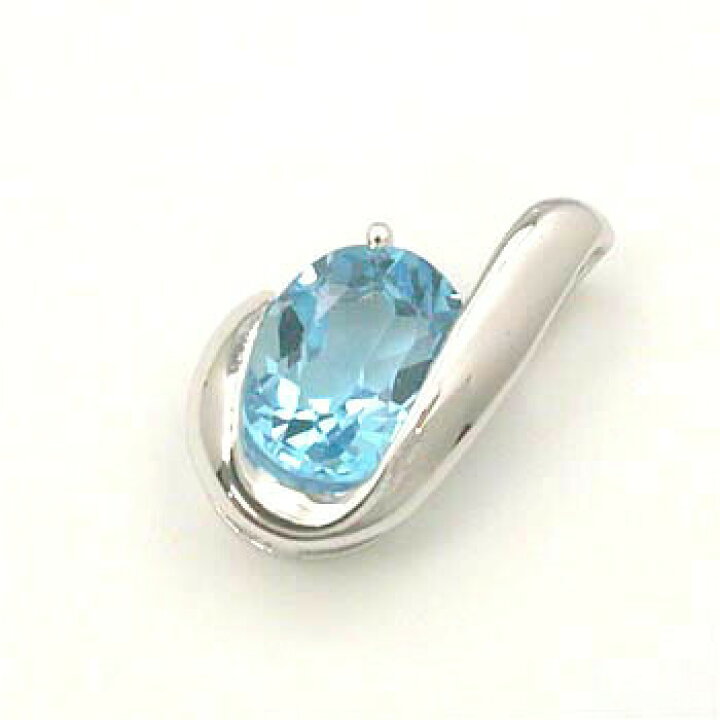 楽天市場】K18WG ブルートパーズ ペンダントヘッド : アーアゼロワン  