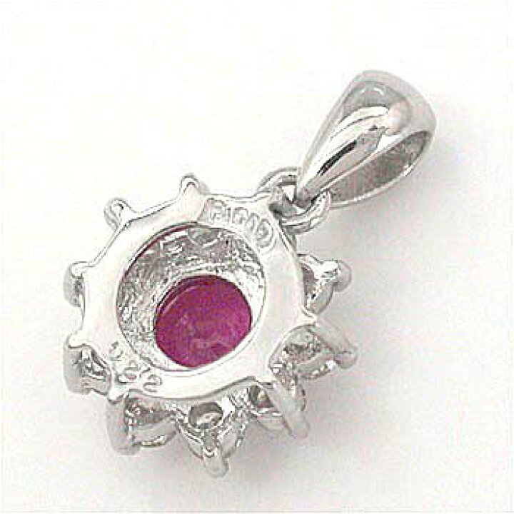 楽天市場】PT900天然ルビー/天然ダイヤAAAペンダントヘッド  