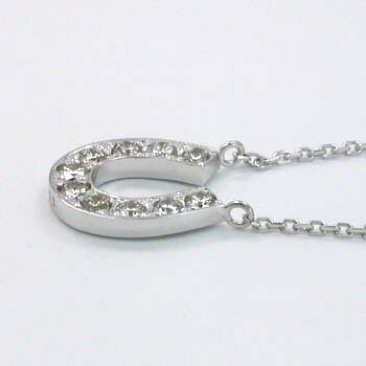 楽天市場】K18WG天然ダイヤ馬蹄ネックレスtypeAA : アーアゼロワン JEWELRY