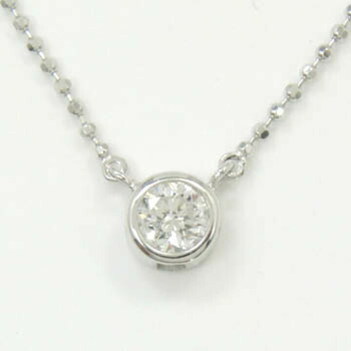 楽天市場】18金ホワイトゴールド ダイヤモンド 0.25ct ペンダント 