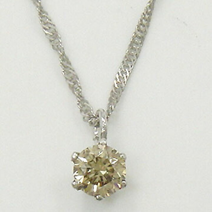 楽天市場】18金ホワイトゴールド(K18WG)ライトブラウンダイヤモンド  