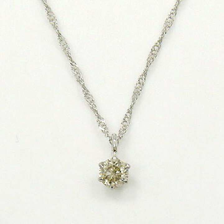 プラチナライトブラウンダイヤネックレス計1.06ct