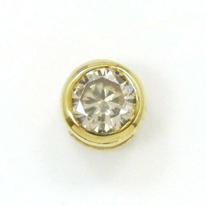 楽天市場】18金ゴールド ライトブラウンダイヤ(SI1) 0.35ct 