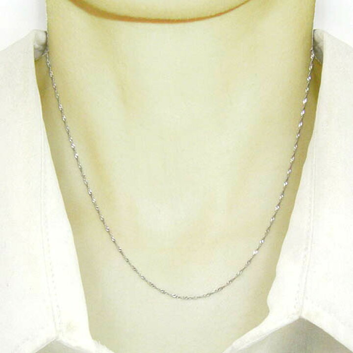 楽天市場】ネックレスチェーンプラチナ850（Pt850） スクリュー  