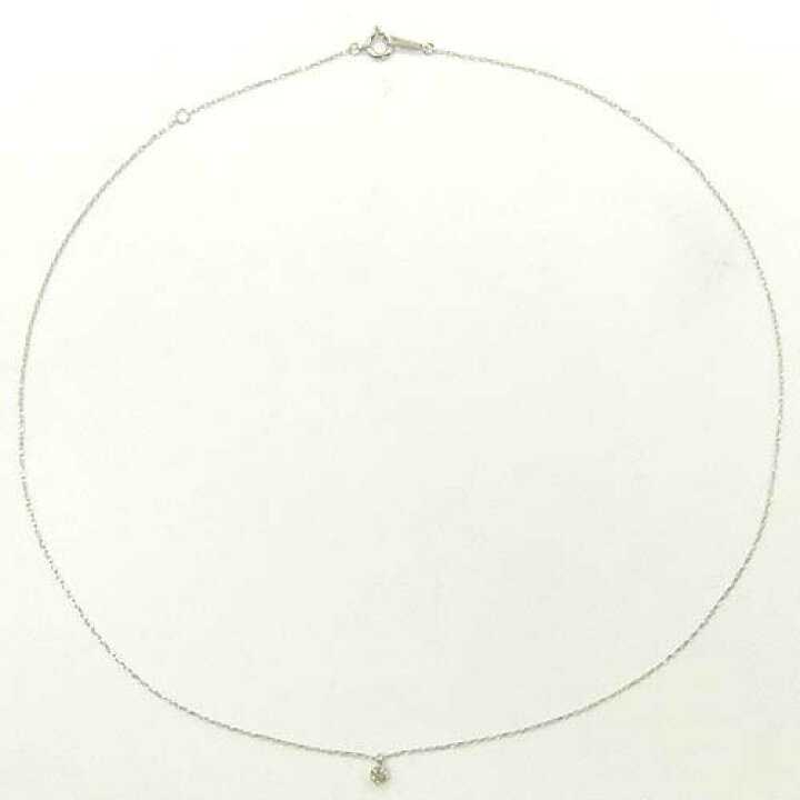 楽天市場】ダイヤモンドネックレス 2種類のチェーンより選べます  