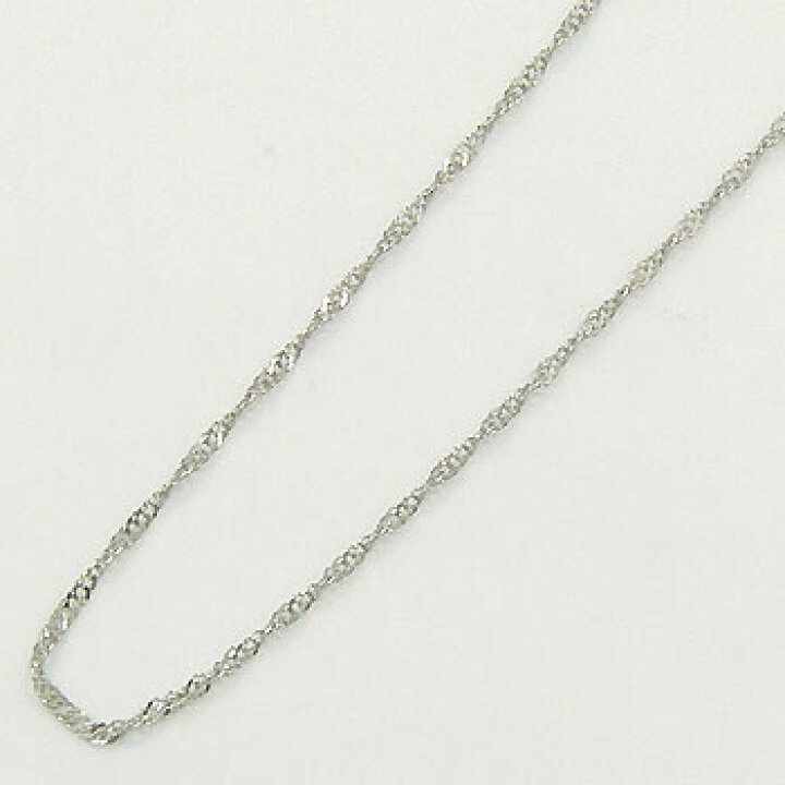 楽天市場】ネックレス50センチ プラチナ（Pt850）スクリューチェーン  