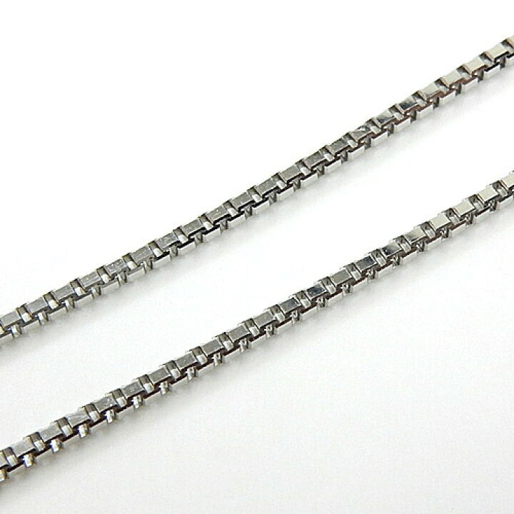 楽天市場】あす楽 80センチ プラチナ850（PT850）ベネチアン1ミリ  