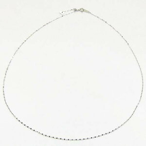 �l�b�N���X�@18���z���C�g�S�[���h�@����50cm�y�^���`�F�[�� �l�b�N���X(��1mm�E����50cm/�������߉\�E�n�[�g�p�[�c)��������