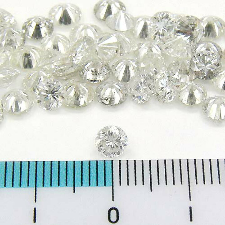 楽天市場】天然ダイヤモンド （ルース） 0.35ct 1石 Gカラー・I1・G 