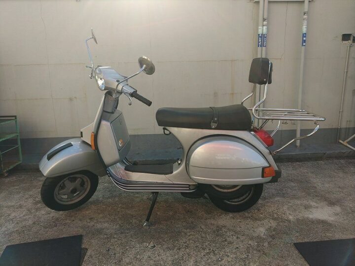楽天市場】バックレスト付き リアフラットキャリア VESPA P / PX 