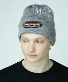 ☆タイムセール｜【MANASTASH】MANASTASH/マナスタッシュ/MULTI CLASSIC LOGO KNIT CAP/.マルチクラシックロゴニットキャップ帽子 ヘッドウェア ビーニー 新作 23fw aw 秋冬 グレー ブラック オリーブ ベージュ 4色展開 フリーサイズ