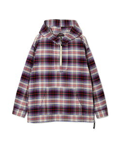 �yMANASTASH�zMANASTASH/�}�i�X�^�b�V��/WASHED PLAID BAJA HOODIE/�E�H�b�V���h �v���C�h �o�W���t�[�f�B�[�y�Z�b�g�A�b�v�z�A�m���b�N�p�[�J�[ �`�F�b�N�� ���b�h �p�[�v�� S~XL 25ss �t�� �V��