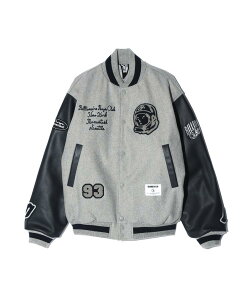 �yMANASTASH�zMANASTASHxBILLIONAIRE BOYS CLUB/�r���I�l�A�E�{�[�C�Y�E�N���u/BBC MANA VARSITY JACKET