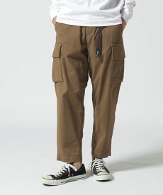 【MANASTASH】MANASTASH/マナスタッシュFLEX CLIMBER CARGO PANTメンズ カーゴパンツ テーパード オリーブグリーン 白 ホワイト グレー ブラウン クレイジー ストレッチ ウエスト調節 アウトドアファッション ストリートファッション